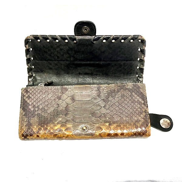 Chloe Python Leather Bifold Wallet