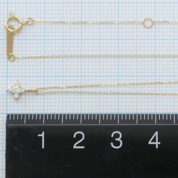 K18 Yellow Gold Diamond Necklace in Pristine Condition