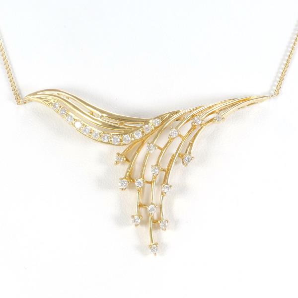 K18 Yellow Gold Diamond Necklace