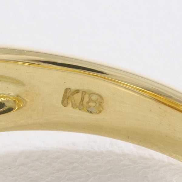 K18 Yellow Gold Ring with South Sea Pearl and Diamond