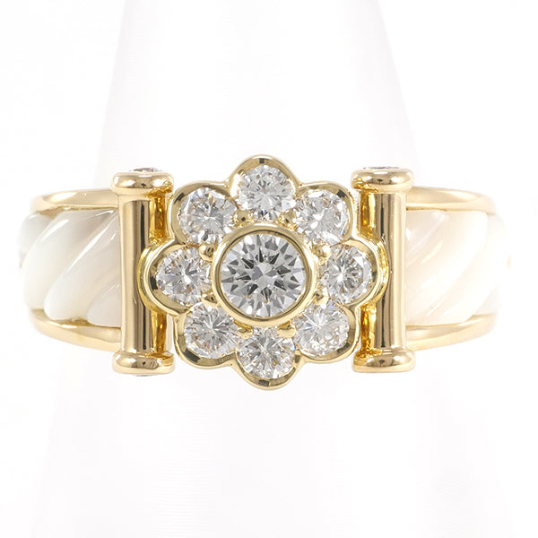 K18 Yellow Gold Diamond Ring 11