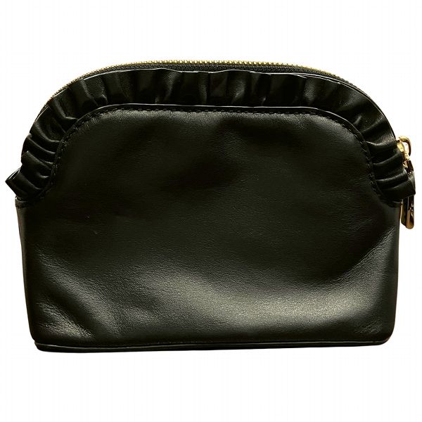 Michael Kors Leather Frill Medium Travel Pouch