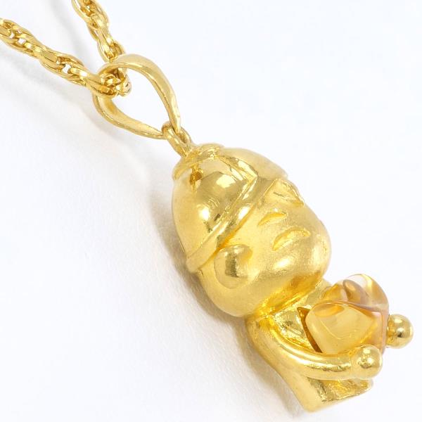 K24 Yellow Gold Citrine Necklace