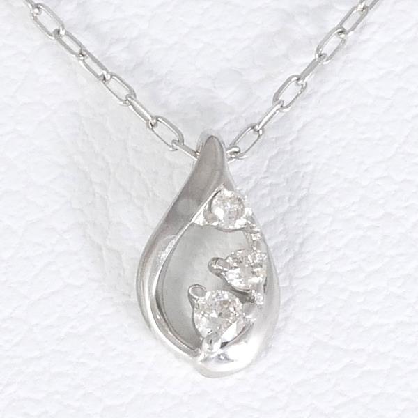 Samantha Tiara K10 White Gold Diamond Necklace