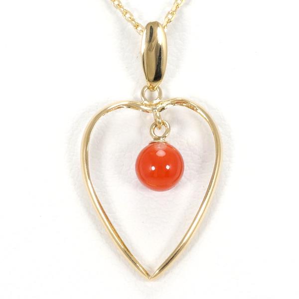 K18 Yellow Gold Coral Necklace