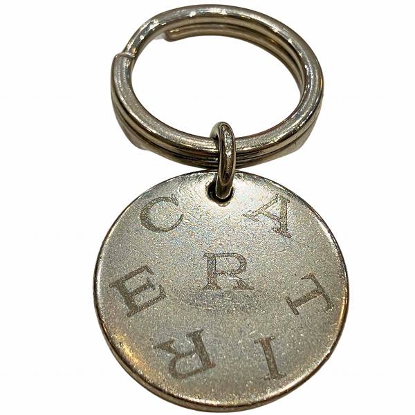 Cartier Metal 5.8 Logo Charm Keychain in Good Condition