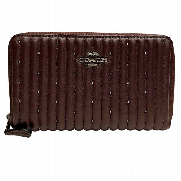 Coach Leather Quilted Long Wallet C2247