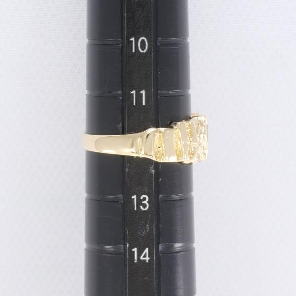 K18 Yellow Gold Diamond Ring Size 12 in Excellent Condition