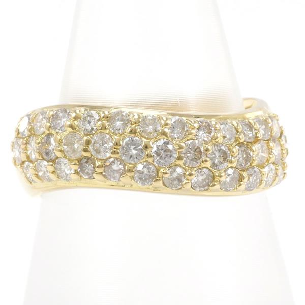 K18 Yellow Gold Diamond Ring