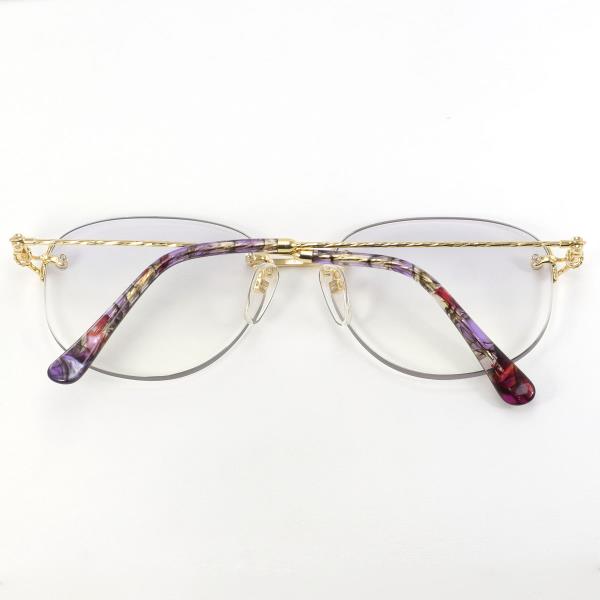 Parimiki K18YG Yellow Gold Glasses in Good Condition