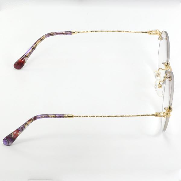 Parimiki K18YG Yellow Gold Glasses in Good Condition