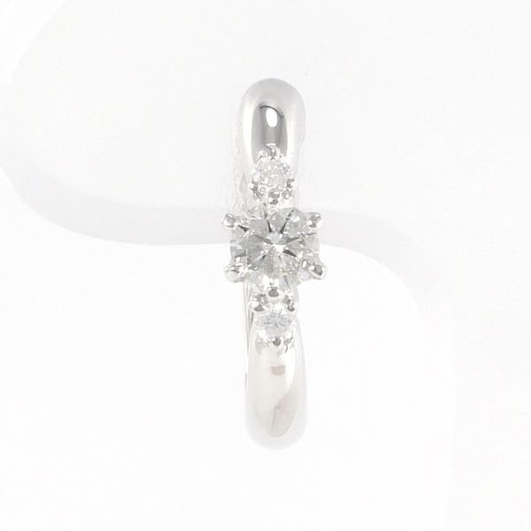 K10 White Gold Diamond Earring