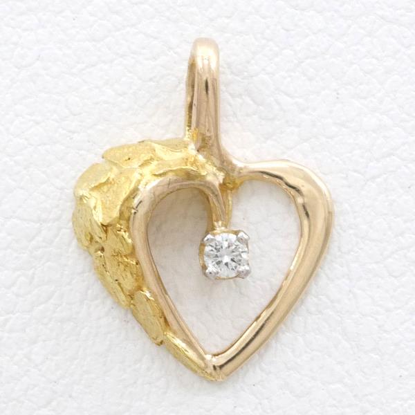 14K Yellow Gold Diamond Pendant Top in Excellent Condition