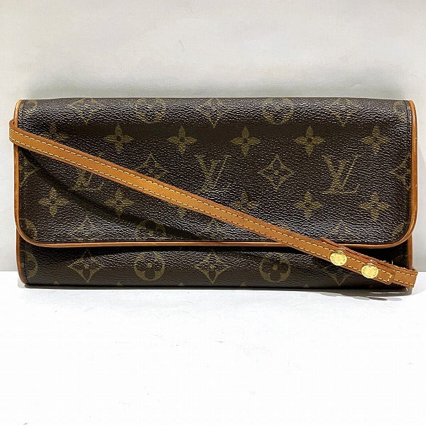 Louis Vuitton Monogram Pochette Twin GM Shoulder Bag M51852 in Good Condition