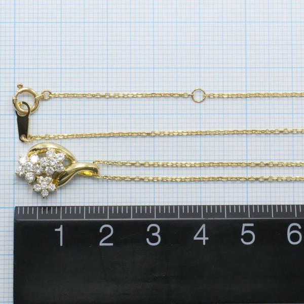 K18 Yellow Gold Diamond Necklace 0.52ct in Pristine Condition