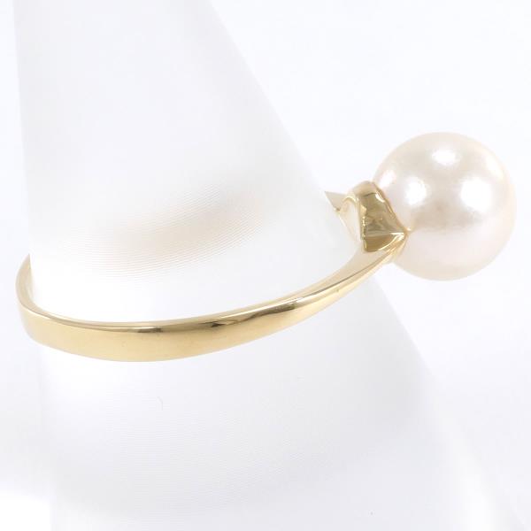 K18 Yellow Gold Pearl Ring 17