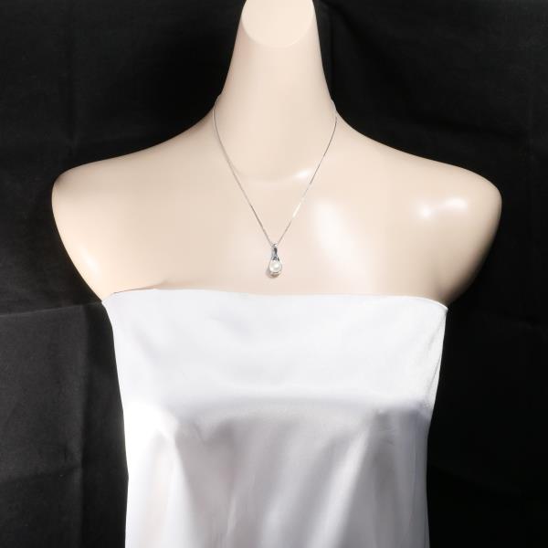 Silver Pearl Necklace 925 in Pristine Condition