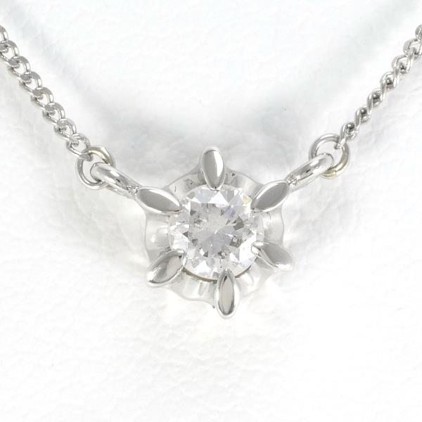 PT900 PT850 Platinum Diamond Necklace in Excellent Condition