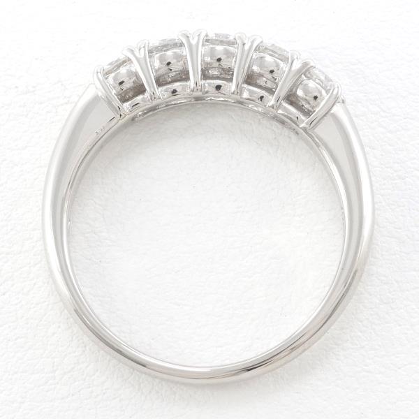 PT900 Platinum Diamond Ring Size 13