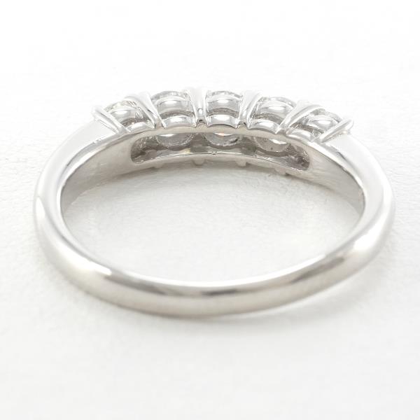 PT900 Platinum Diamond Ring Size 13