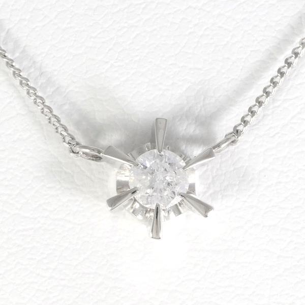 PT850 Platinum Diamond Necklace in Excellent Condition