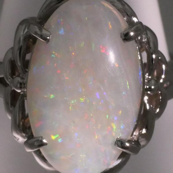 PT900 Platinum Opal Ring Size 12 in Excellent Condition