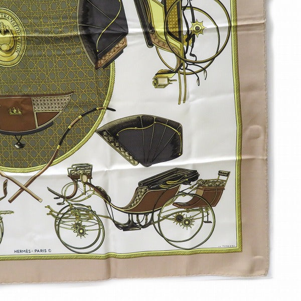 Hermes Silk Scarf Carriage Design