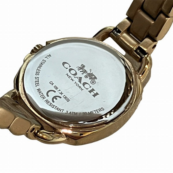 Coach Tatum Stainless Steel Quartz Watch CA.109.7.34.1303S in Good Condition