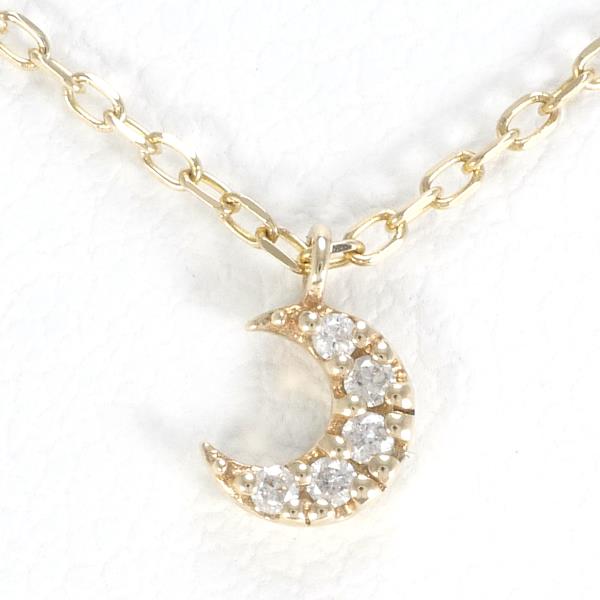 K10 Yellow Gold Diamond Necklace