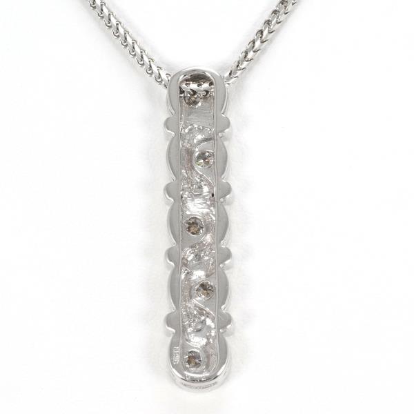 K18 White Gold Diamond Necklace 0.32ct in Excellent Condition