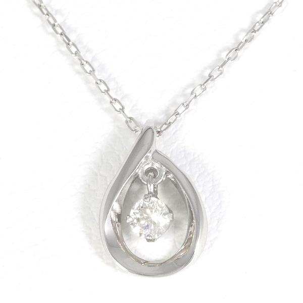 K10 White Gold Diamond Necklace