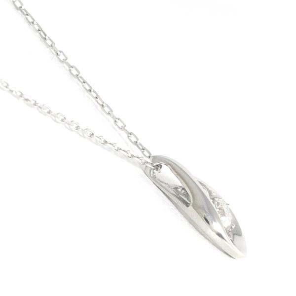 K10 White Gold Diamond Necklace