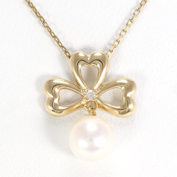 K18 Yellow Gold Pearl Necklace