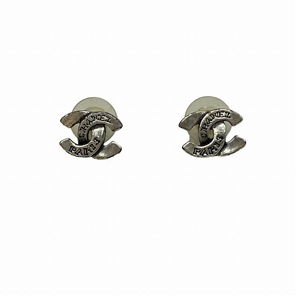 Chanel Coco Mark Metal Earrings 99A in Good Condition