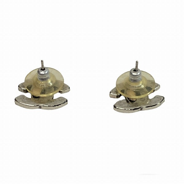 Chanel Coco Mark Metal Earrings 99A in Good Condition