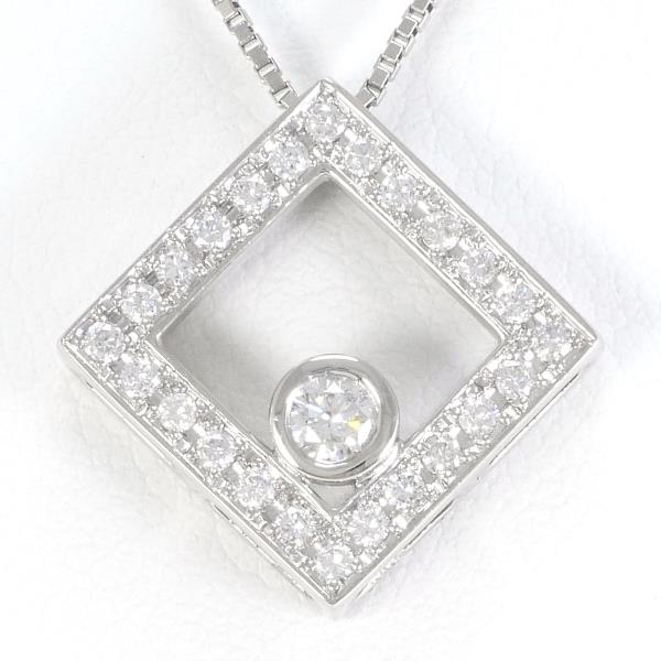 Platinum PT900 PT850 Diamond Necklace