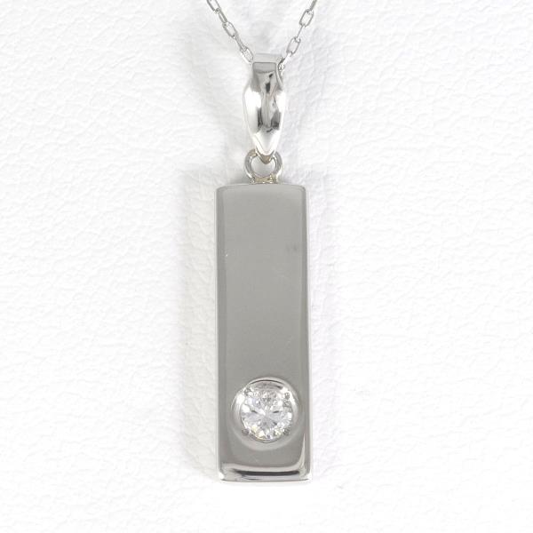 Platinum PT900 PT850 Diamond Necklace