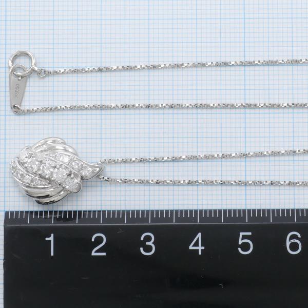 PT900 Platinum PT850 Diamond Necklace in Pristine Condition