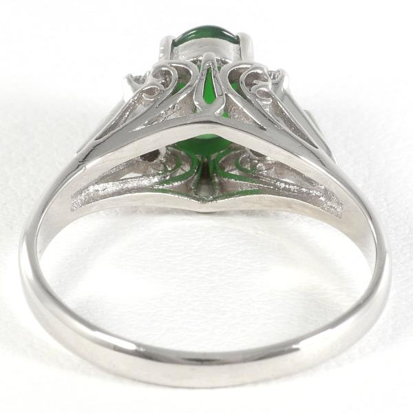 PT900 Platinum Nephrite Ring in Excellent Condition