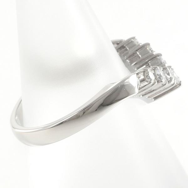 Platinum Diamond Ring Pm900 Size 8