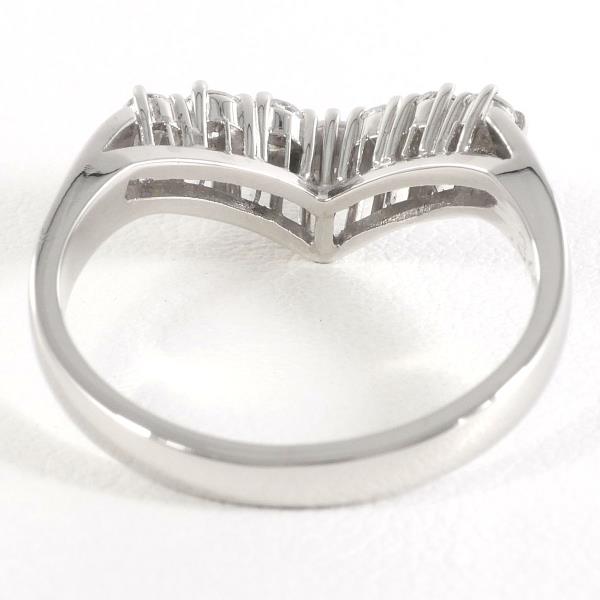 Platinum Diamond Ring Pm900 Size 8