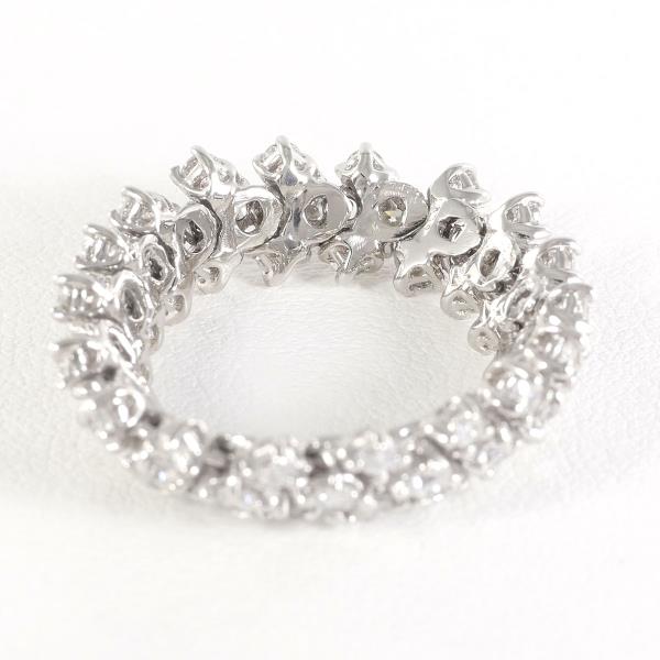 PT900 Platinum Diamond Ring 17.5