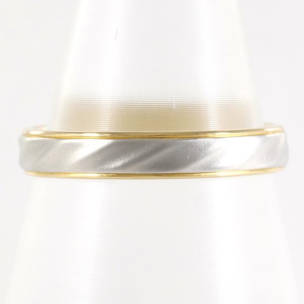 Mikimoto PT950 K18YG Platinum Yellow Gold Ring