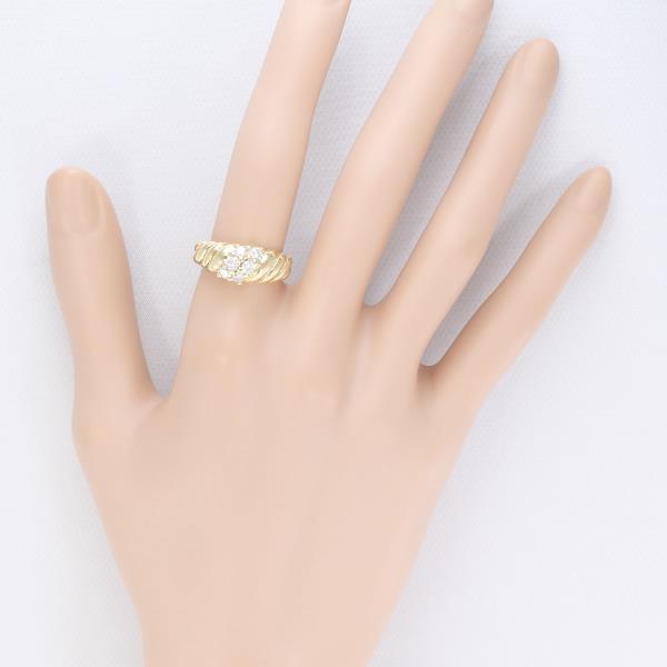 K18 Yellow Gold Diamond Ring 11.5