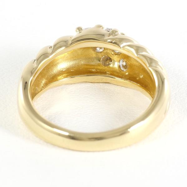 K18 Yellow Gold Diamond Ring 11.5