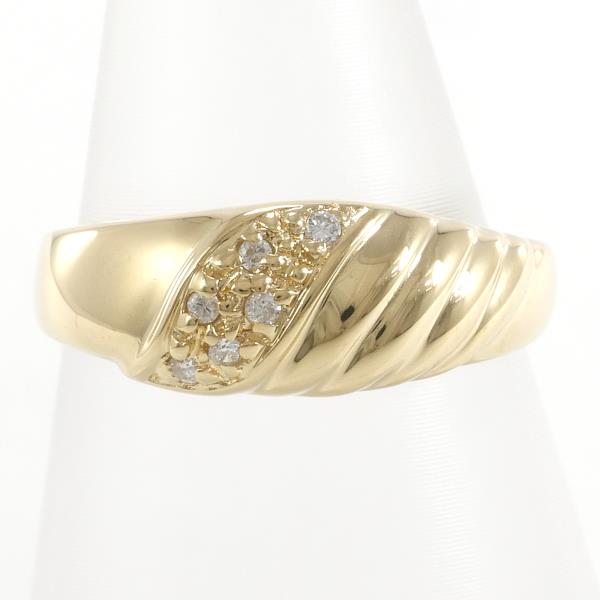 K18 Yellow Gold Diamond Ring 3.5