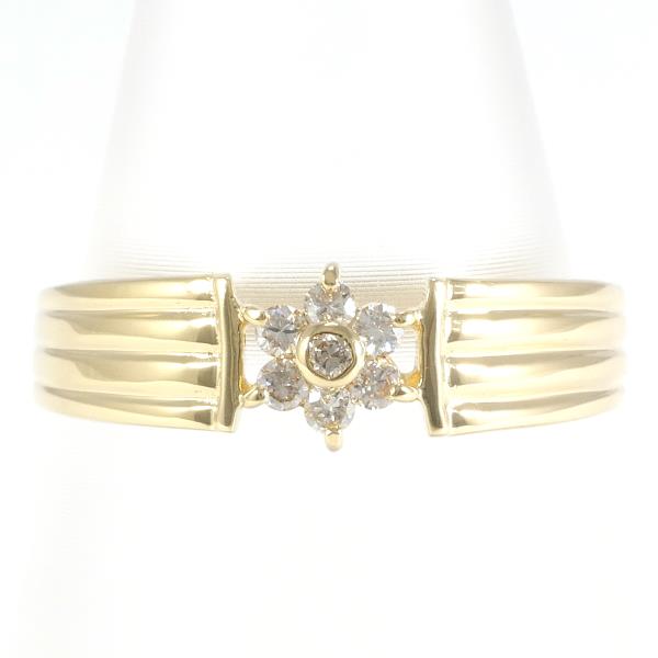 K18 Yellow Gold Diamond Ring