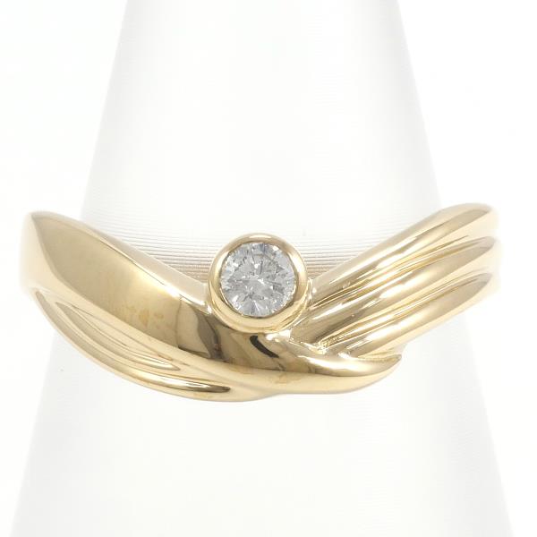 K18 Yellow Gold Diamond Ring 11.5