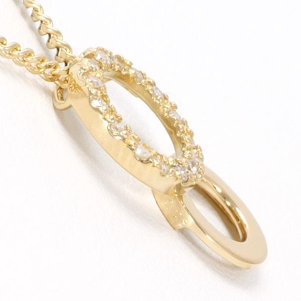 K18 Yellow Gold Diamond Necklace 0.28ct in Pristine Condition