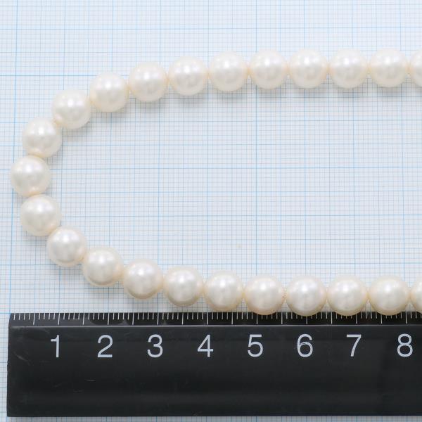 Silver Akoya Pearl Necklace 44cm in Great Condition